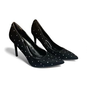 Elegant Black with silver studs  Stiletto Heels Circus by Sam Edelman “Harmony “